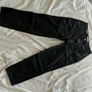Pull&Bear black denim mom jeans